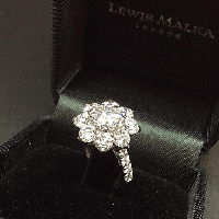 Beautiful Diamond Ring in Box