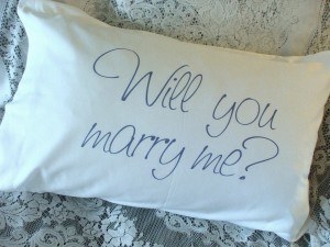 will you marry me pillow