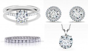 Stunning Diamond Rings, Earrings and Necklace