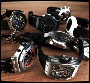 Collection of Watches on Table