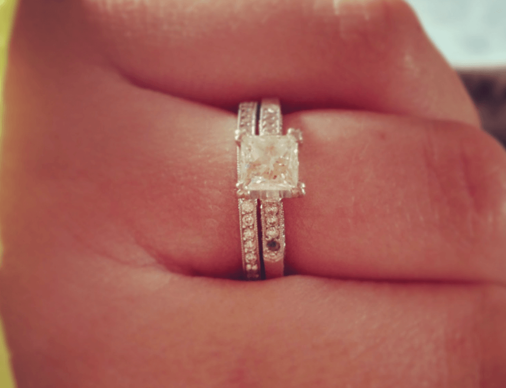 Broken Diamond Ring