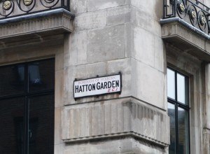Hatton Garden Street Sign
