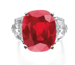 Red Diamond Trilogy Ring
