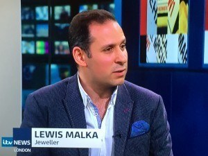 Lewis Malka Jeweller ITV News