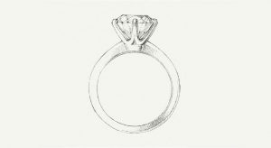 Diamond Ring Sketch Diagram
