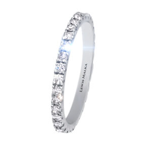 Micro-Set Diamond Wedding Ring