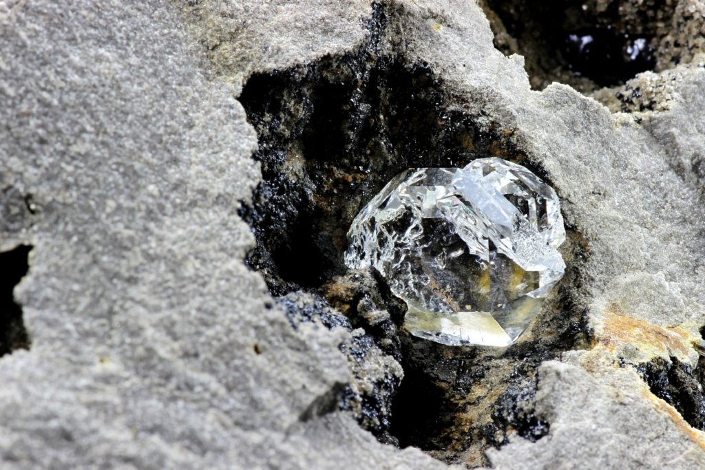 diamond in bedrock